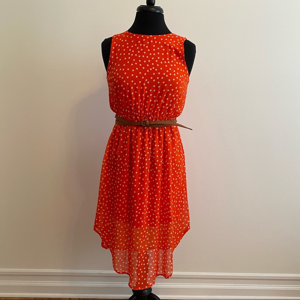 ✨Cute✨ Orange Polka Dot Dress 👗